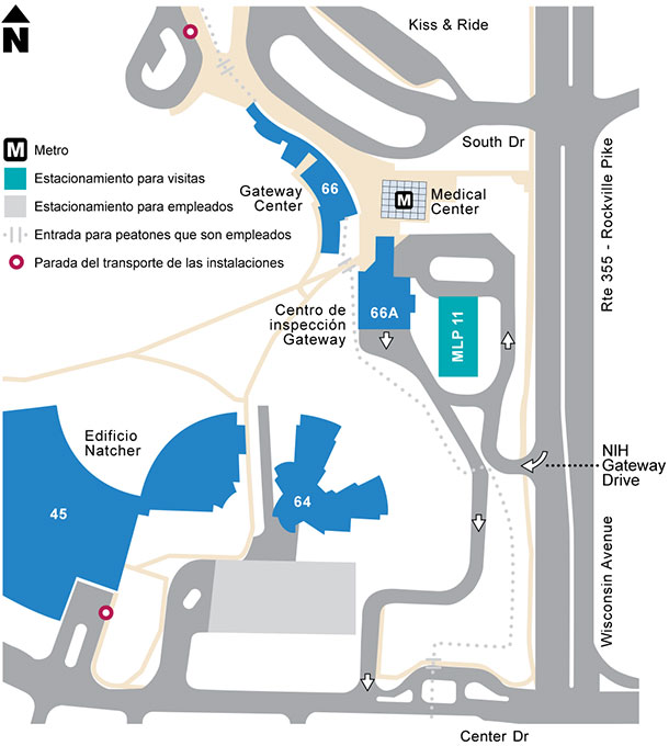Mapa de Gateway Center